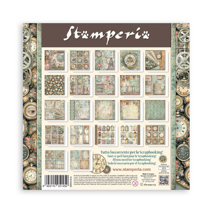 Bedrucktes Scrapbooking-Pad für Kunst und Handwerk 22 Blatt cm 30,5x30,5 (12"x12") einseitig - Gardens of Time