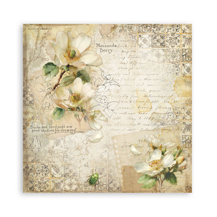 Scrapbooking Bedrucktes Pad für Kunst und Basteln 22 Blatt cm 30,5x30,5 (12"x12") Einseitig - Rundum