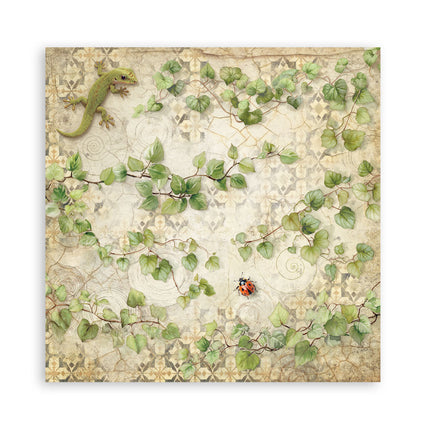 Scrapbooking Bedrucktes Pad für Kunst und Basteln 22 Blatt cm 30,5x30,5 (12"x12") Einseitig - Rundum