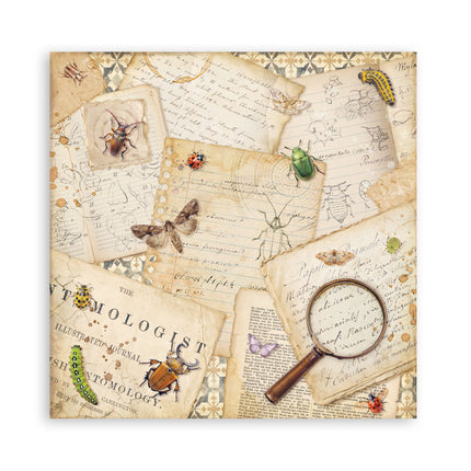 Scrapbooking Bedrucktes Pad für Kunst und Basteln 22 Blatt cm 30,5x30,5 (12"x12") Einseitig - Rundum
