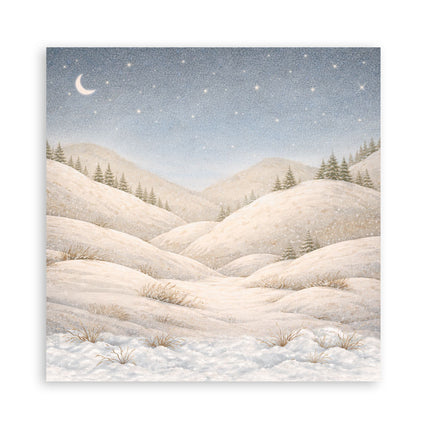 Scrapbooking Printed Pad for Art and Craft 22 sheets cm 30,5x30,5 (12"x12") Single face - Silent Night