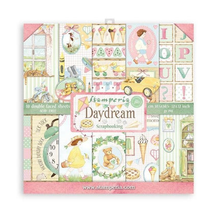 Scrapbooking Extra kleiner Block 10 Blätter cm 15,24x15,24 (6"x6") - DayDream