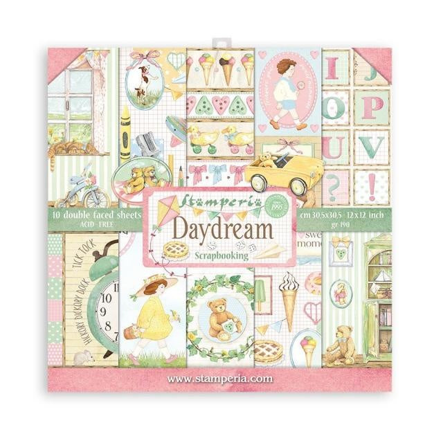 Scrapbooking Extra kleiner Block 10 Blätter cm 15,24x15,24 (6"x6") - DayDream