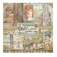 Scrapbooking Extra kleiner Block 10 Blätter cm 15,24x15,24 (6"x6") - Sir Vagabond Aviator