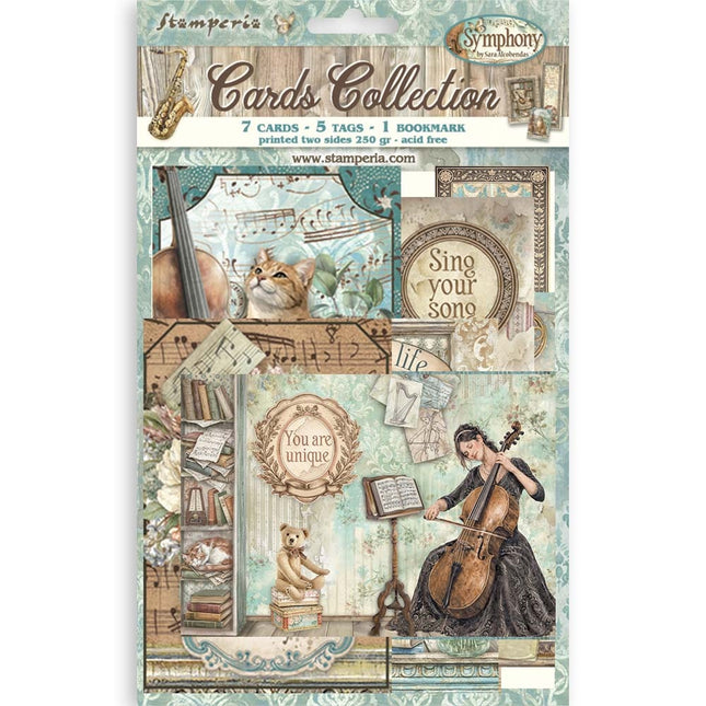 Gedruckte Kunstkarten Kollektion - Symphony