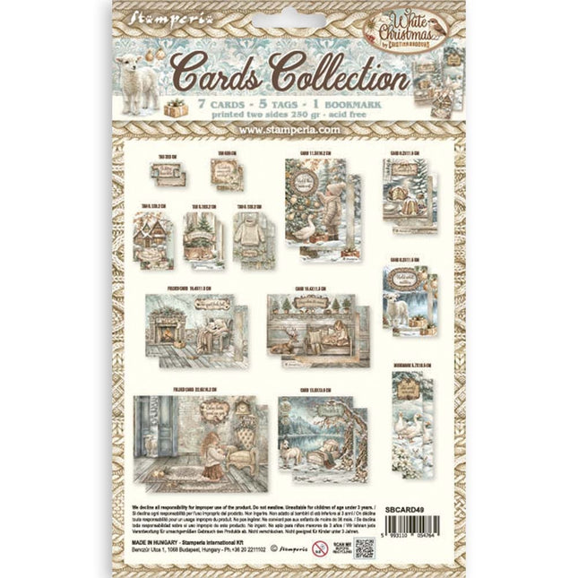Printed Art Cards Collection - White Christmas