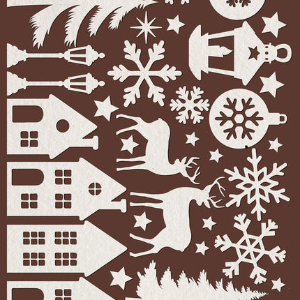 Art Paper Shapes laser cut - Christmas
