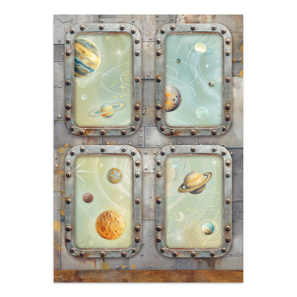 Junk Journal Sticker, Ausschnitte, Hintergründe - A new Beginning