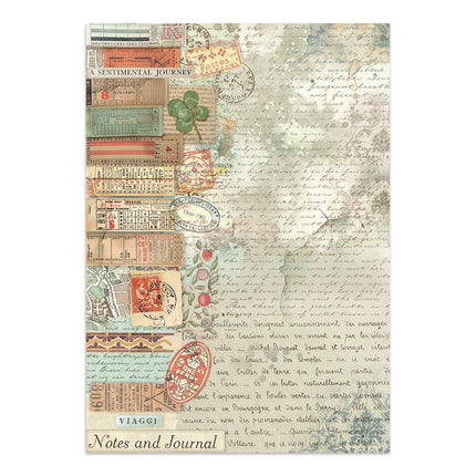 Junk Journal Aufkleber, Ausschneidebögen, Hintergründe - Art of Travelling