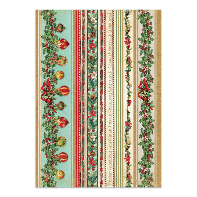 Printed Art Junk journal: stickers, cut-outs, backgrounds for Art and Craft - Classic Christmas
