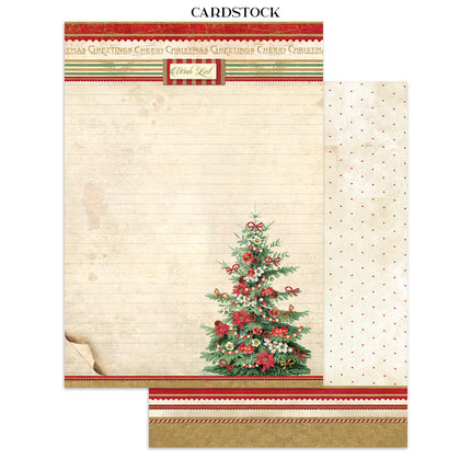 Printed Art Junk journal: stickers, cut-outs, backgrounds for Art and Craft - Classic Christmas