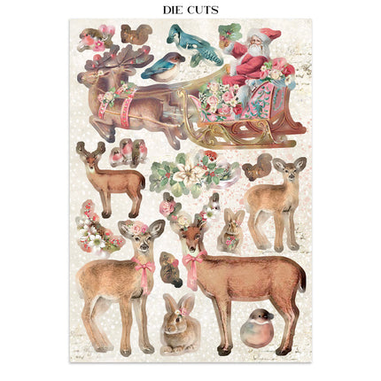 Printed Art Junk Journal Focus Points for Art and Craft A5 - Winter Magic