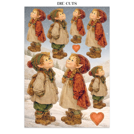 Printed Art Junk Journal Focus Points for Art and Craft A5 - Silent Night