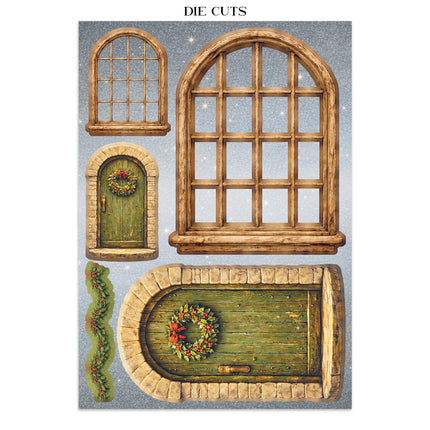 Printed Art Junk Journal Focus Points for Art and Craft A5 - Silent Night