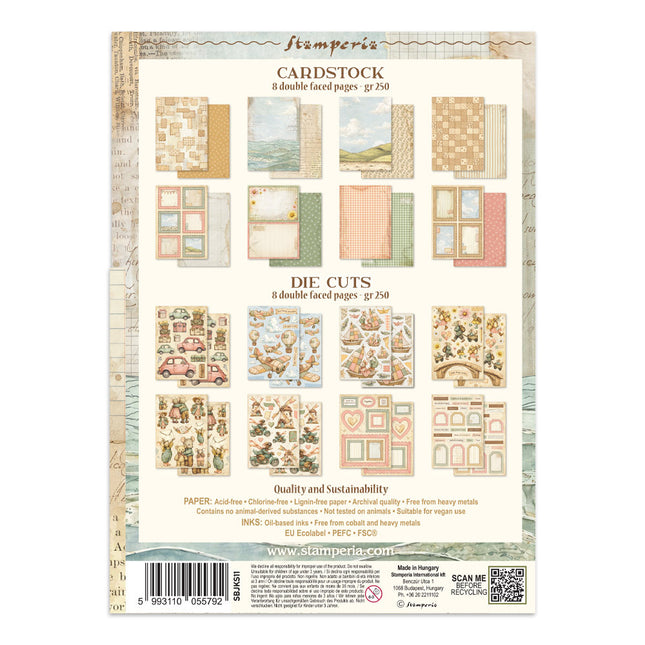 Printed Art Junk Journal Focus Points for Art and Craft A5 - Cozy Family