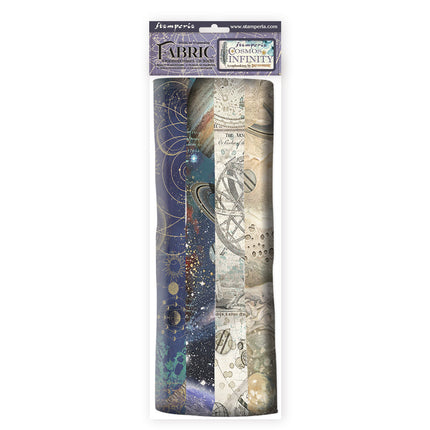 Pack 4 Stoffblätter cm 30x30 - Cosmos Infinity