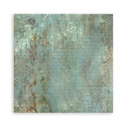 Packung 4 Stoffblätter 30x30 cm - Around the world