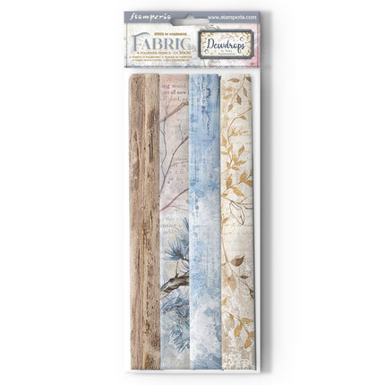 Pack 4 Stoffblätter cm 30x30 - Create Happiness Tauperlen