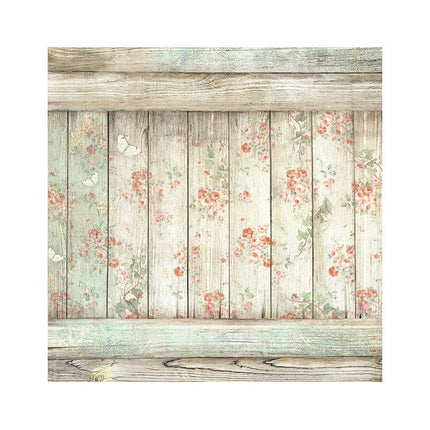 Packung 4 Stoffblätter 30x30 cm - House of Roses