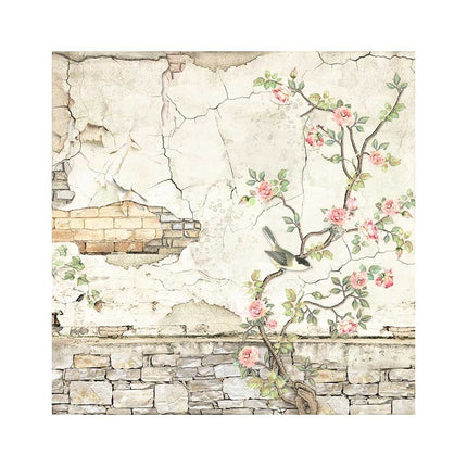 Packung 4 Stoffblätter 30x30 cm - House of Roses