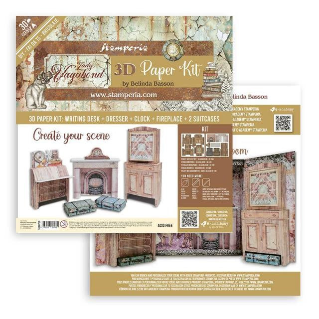 3D Papier-Set - Lady Lifestyle
