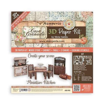 3D Papier-Kit - Casa Granada