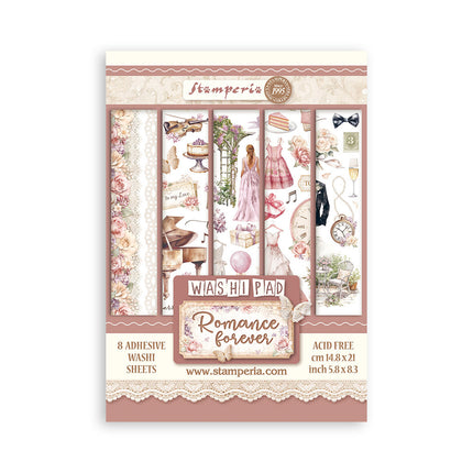Washi-Album 8 Blätter A5 - Romance Forever
