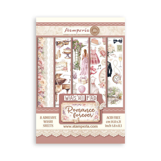 Washi-Album 8 Blätter A5 - Romance Forever