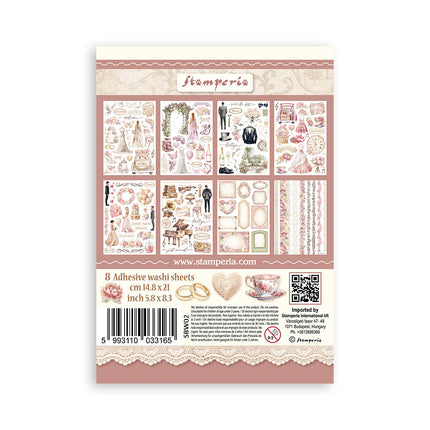 Washi-Album 8 Blätter A5 - Romance Forever
