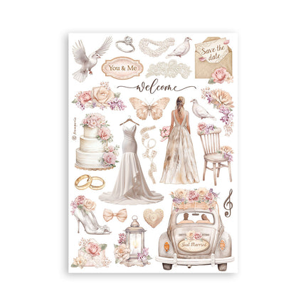 Washi-Album 8 Blätter A5 - Romance Forever