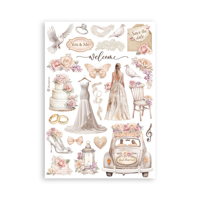 Washi-Album 8 Blätter A5 - Romance Forever