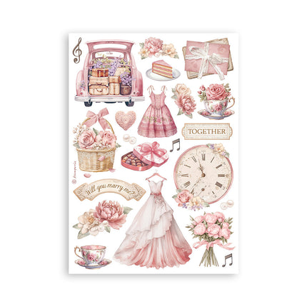 Washi-Album 8 Blätter A5 - Romance Forever