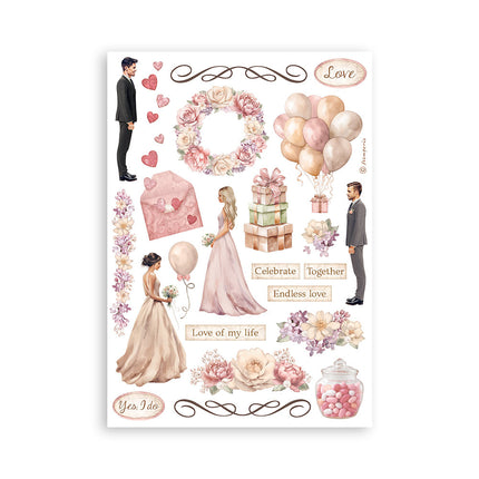 Washi-Album 8 Blätter A5 - Romance Forever