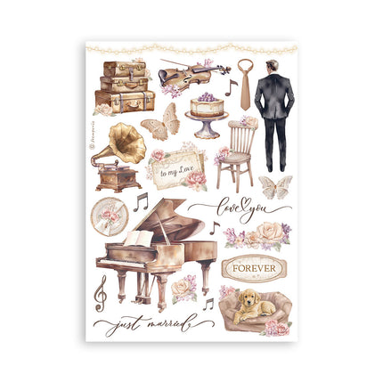 Washi-Album 8 Blätter A5 - Romance Forever
