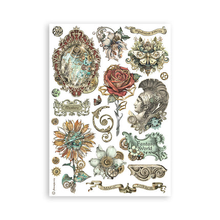 Washi-Pad 8 Blatt A5 - Sir Vagabond in Fantasy World