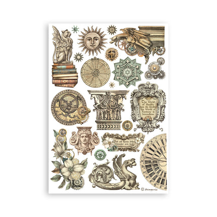 Washi-Pad 8 Blatt A5 - Sir Vagabond in Fantasy World