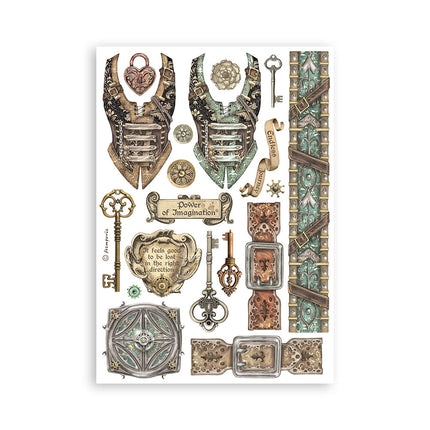 Washi-Pad 8 Blatt A5 - Sir Vagabond in Fantasy World