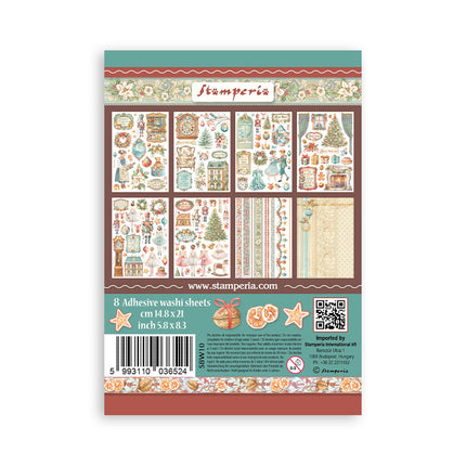 Washi-Pad 8 Blätter A5 - Der Nussknacker