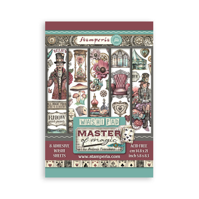 Washi-Block 8 Blätter A5 - Master of Magic