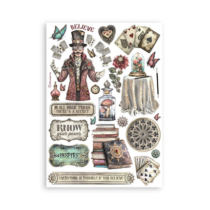 Washi-Block 8 Blätter A5 - Master of Magic