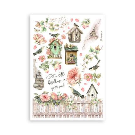 Washi-Block 8 Blatt A5 - House of Roses