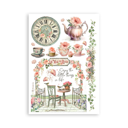 Washi-Block 8 Blatt A5 - House of Roses
