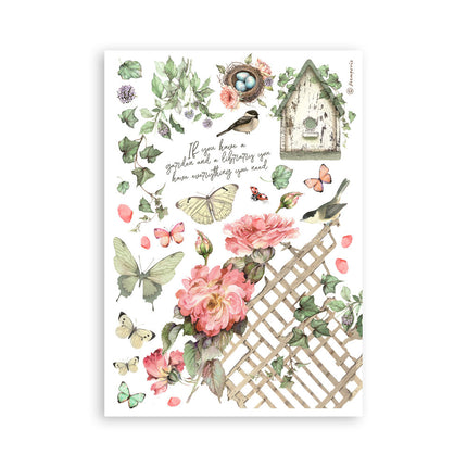 Washi-Block 8 Blatt A5 - House of Roses