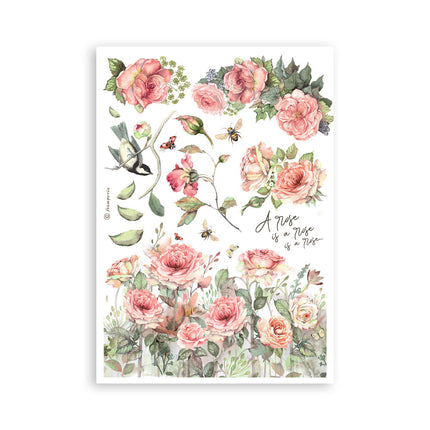 Washi-Block 8 Blatt A5 - House of Roses