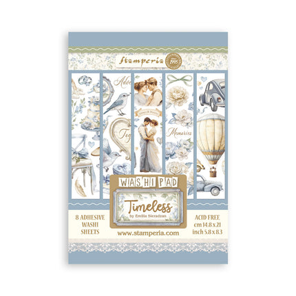 Washi-Pad 8 Blatt A5 - Zeitlos