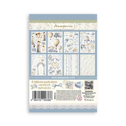 Washi-Pad 8 Blatt A5 - Zeitlos