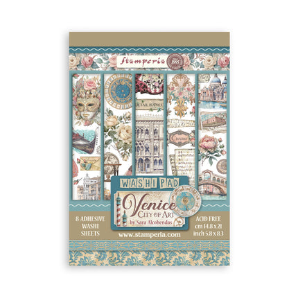 Washi-Pad 8 Blatt A5 - Venice City of Art