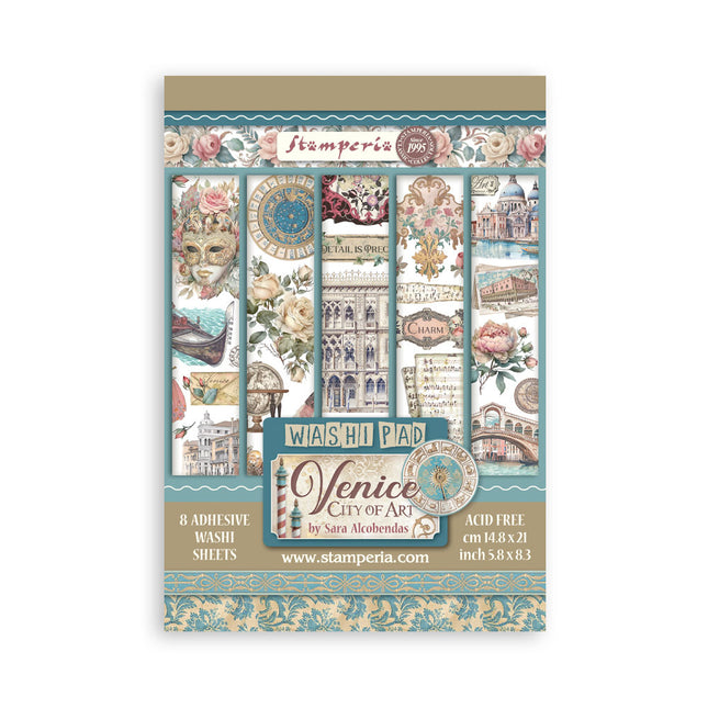 Washi-Pad 8 Blatt A5 - Venice City of Art