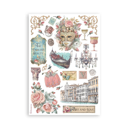 Washi-Pad 8 Blatt A5 - Venice City of Art