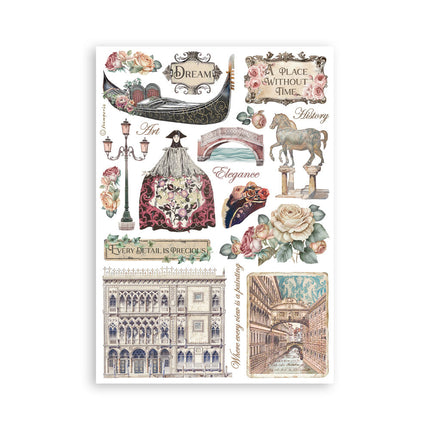 Washi-Pad 8 Blatt A5 - Venice City of Art